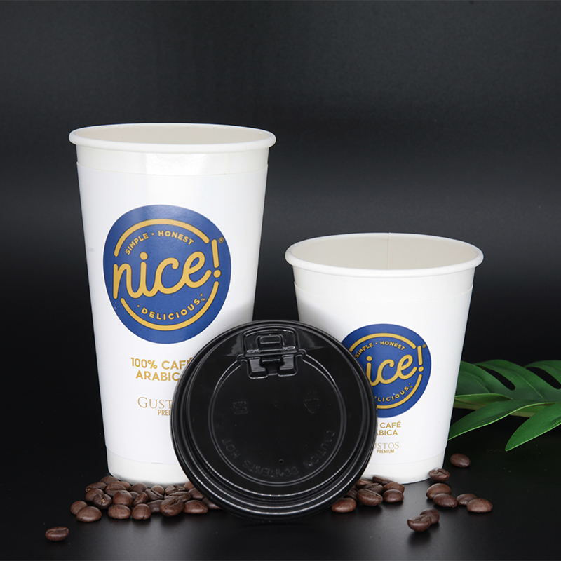 12/16oz Double sleeve insulate Eco-Friendly Cups Paper Hot and Cold Cups