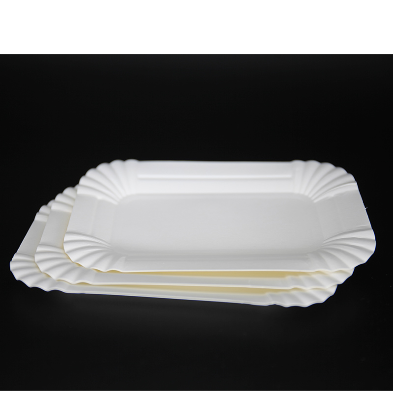 Square Paper tray plates